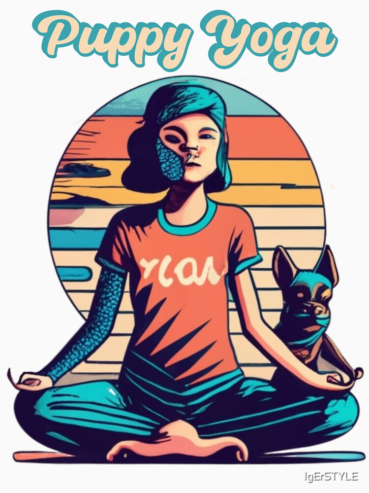 Puppy Yoga, Yoga, Dog Yoga by IgErSTYLE