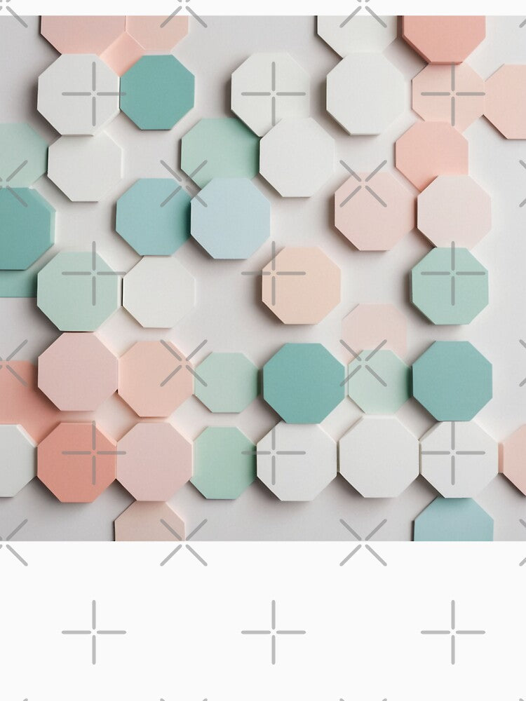 Hexagons by HebaRK Studio Unisex , , , Long Sleeve Tee
