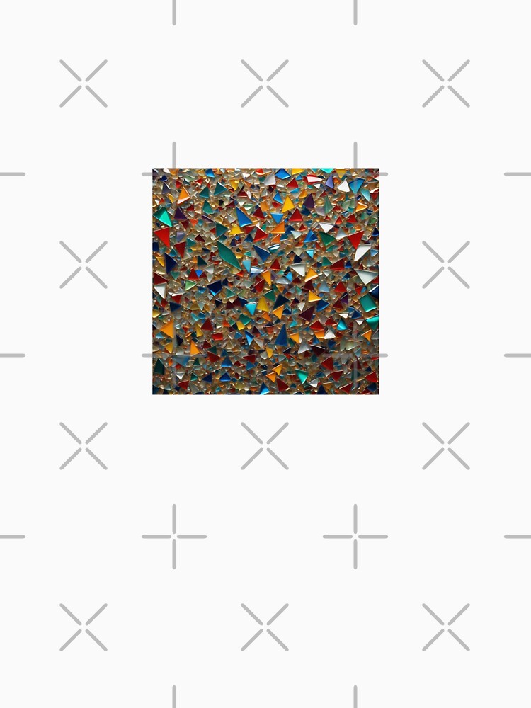 Pieces of glass 4 by HebaRK Studio Unisex , , , Long Sleeve Tee