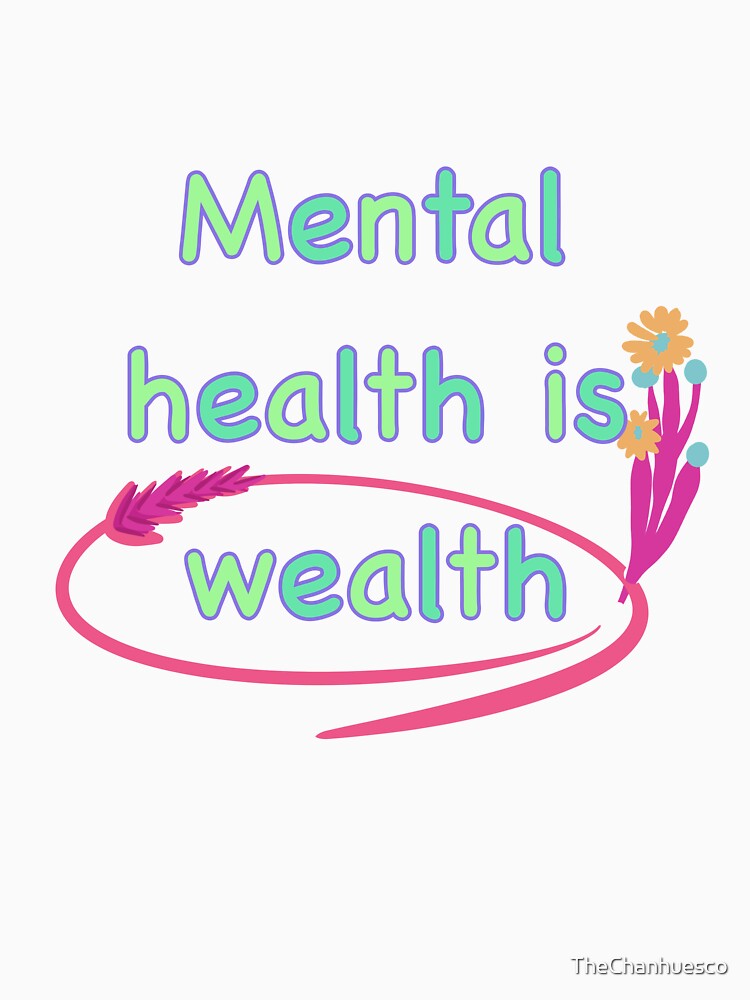 Mental health tee by TheChanhuesco Unisex , , , Long Sleeve Tee