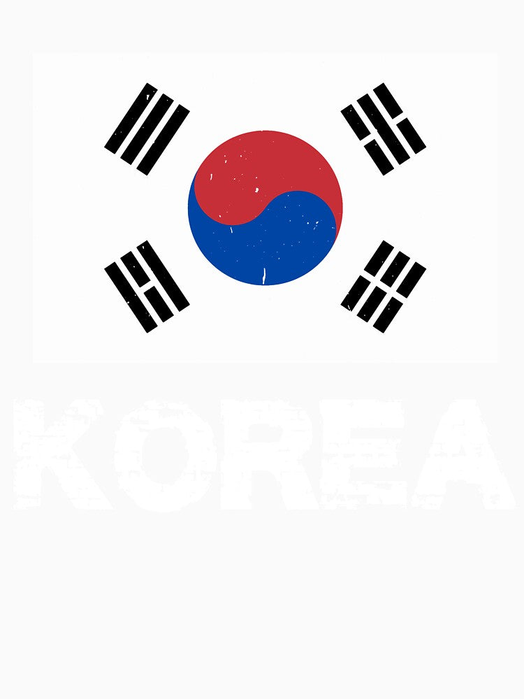 South Korea Flag for Men and Women by AllStarMerch Unisex , , , Long Sleeve Tee