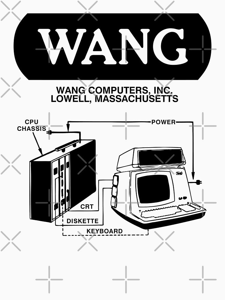 Wang Computers Logo - Black by philarego
