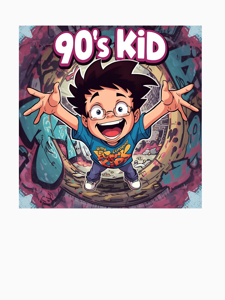 “90’s Kid Nostalgia – Retro 90s Style Tee” by rsuniquestyle Unisex , , , Long Sleeve Tee