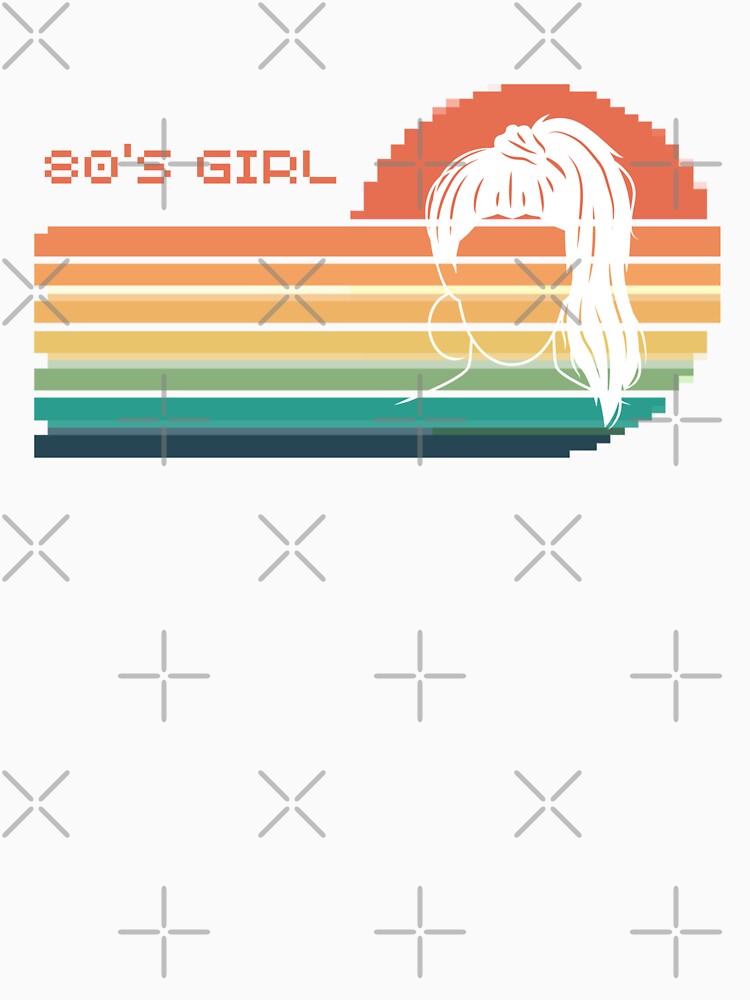 80's Girl by AlpacaSmokes Unisex , , , Long Sleeve Tee