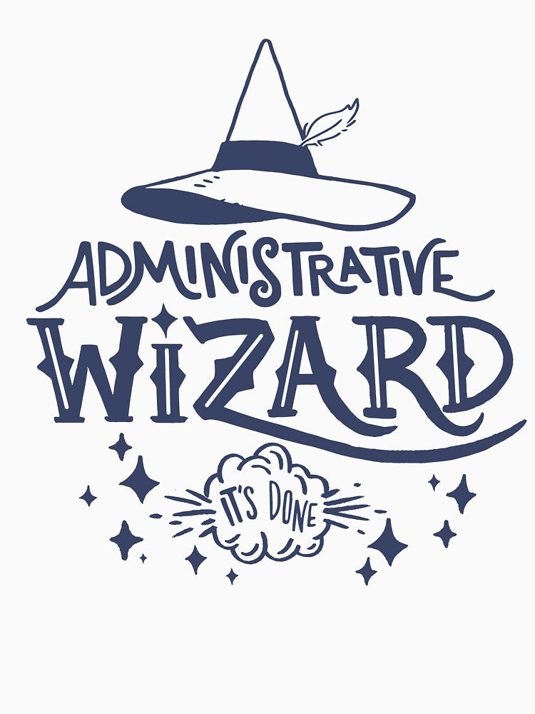 Administrative Wizard by Ben Pannell Unisex , , , Long Sleeve Tee