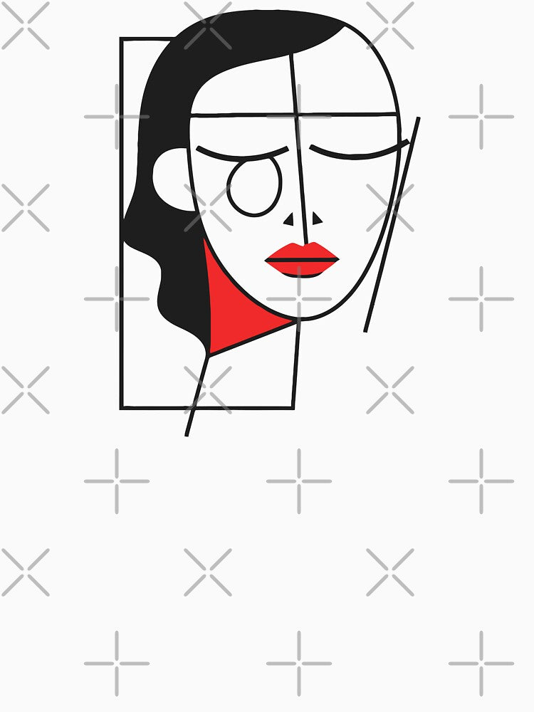Minimalist Woman Portrait by Artwyz