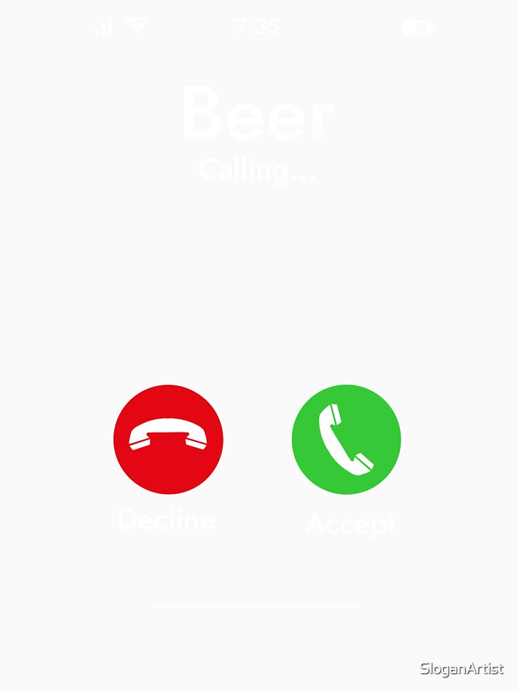 Beer Calling... - Beer Lovers by SloganArtist Unisex , , , Long Sleeve Tee