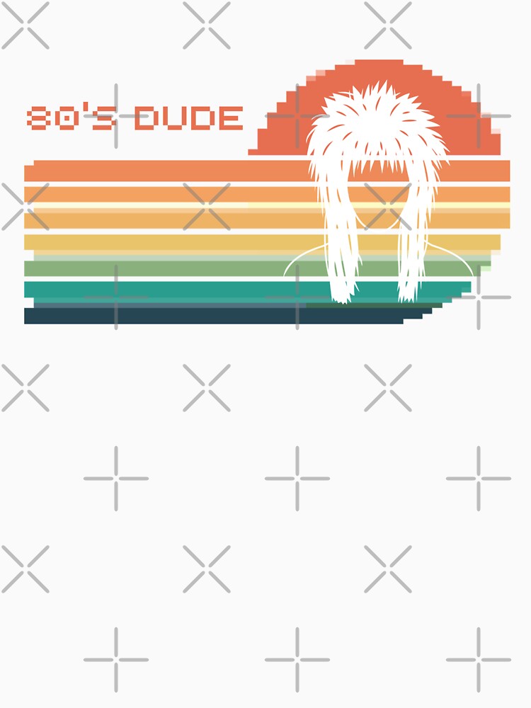 80's Dude by AlpacaSmokes Unisex , , , Long Sleeve Tee