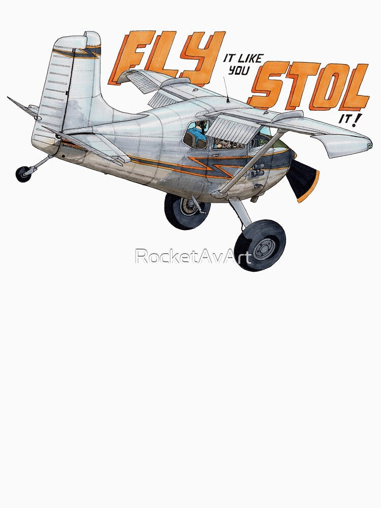 Straight Tail STOL by RocketAvArt Unisex , , , Long Sleeve Tee
