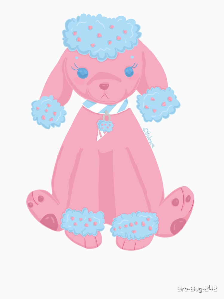 Cotton Candy Poodle by Bre-Bug-242 Unisex , , , Long Sleeve Tee