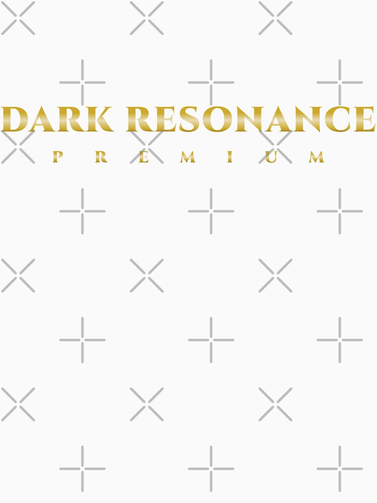 Dark Resonance Premium Brand logo Gold by darkresonance Unisex , , , Long Sleeve Tee