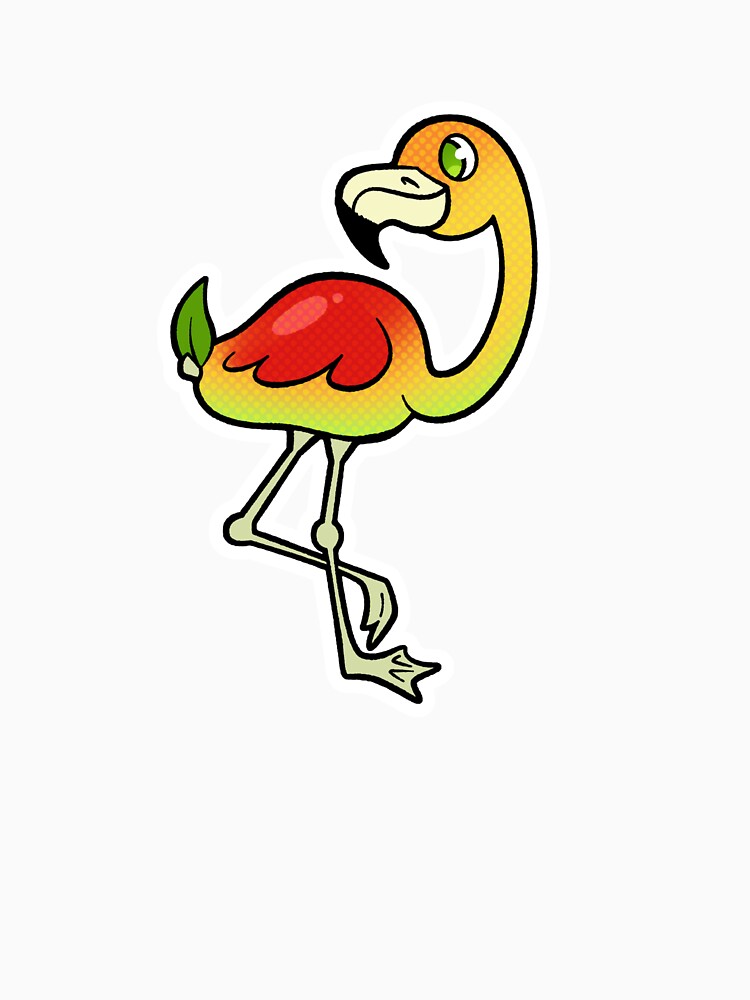Flamango - Flamingo Mango by Stale-Cupcake-Scribbles Unisex , , , Long Sleeve Tee