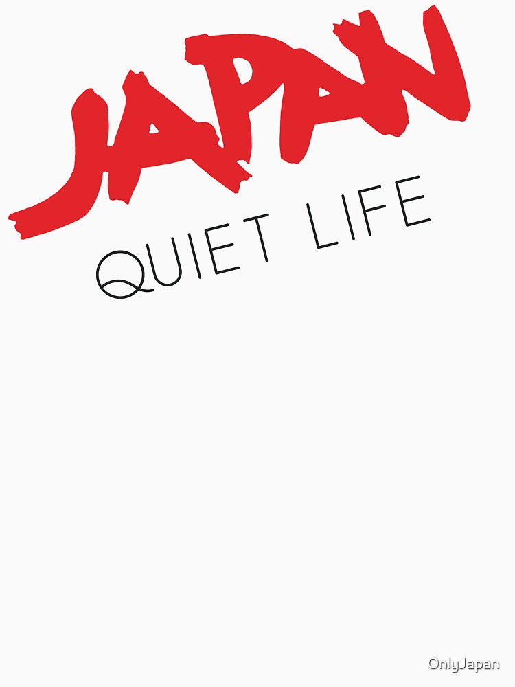 Japan - 'Quiet Life' Logo by Only Japan, Bowie, New Order, Ultravox Unisex , , , Long Sleeve Tee