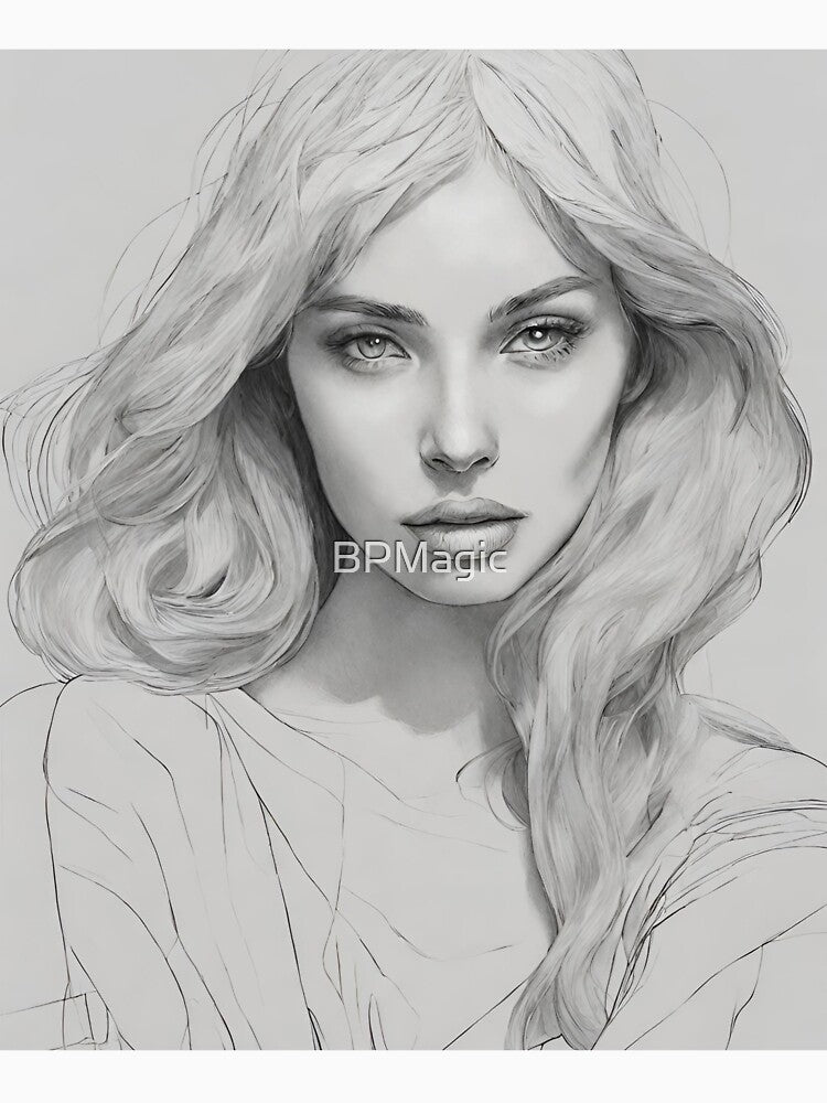 Fiona, Lineart Wallart by BPMagic