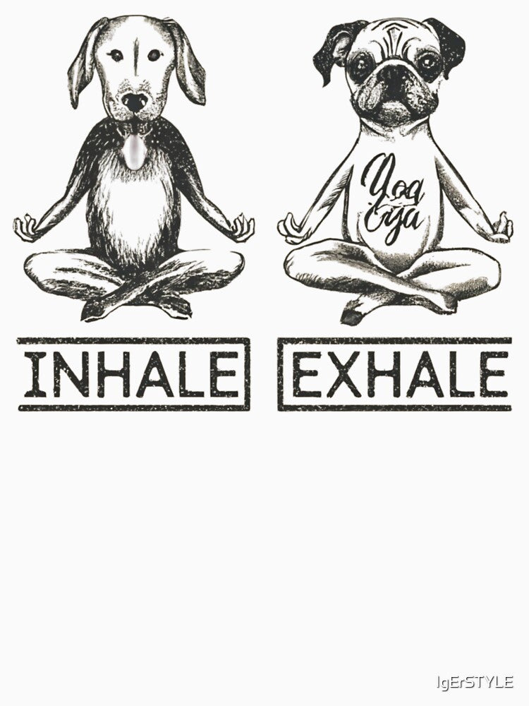 Yoga, Puppy yoga, yoga puppy, relax, puppy, dog by IgErSTYLE