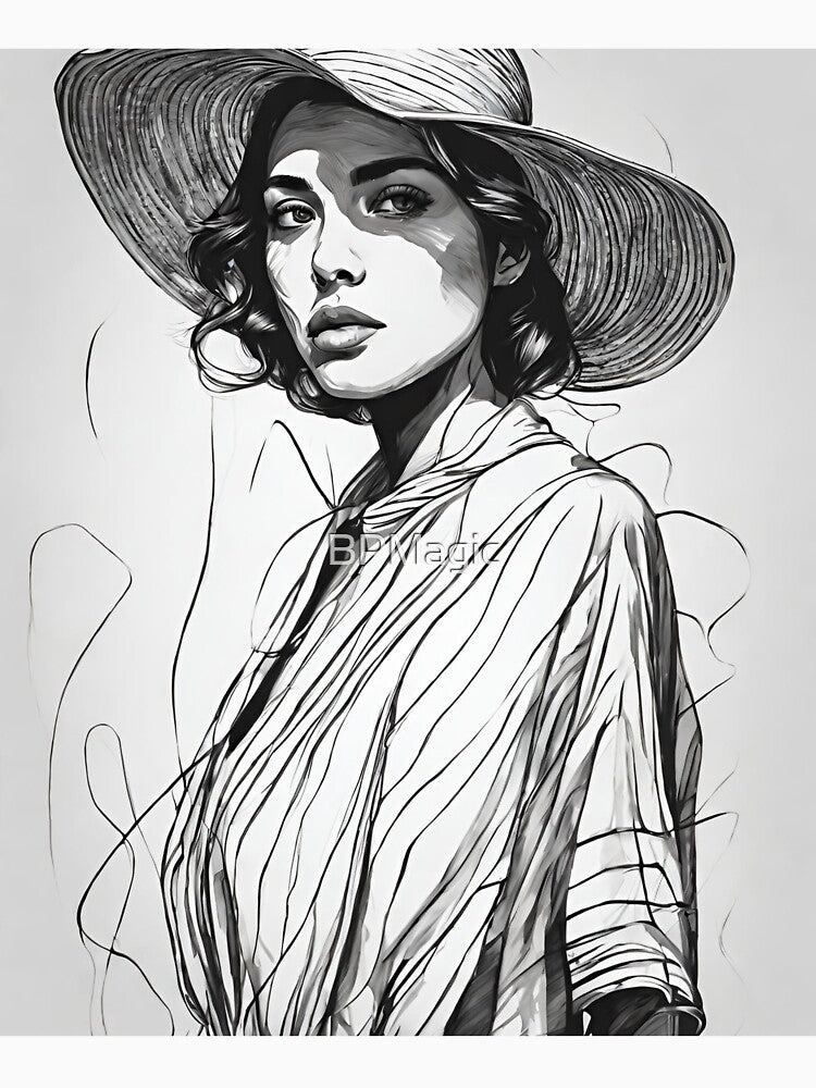 Classic beauty - modern - digital art by BPMagic