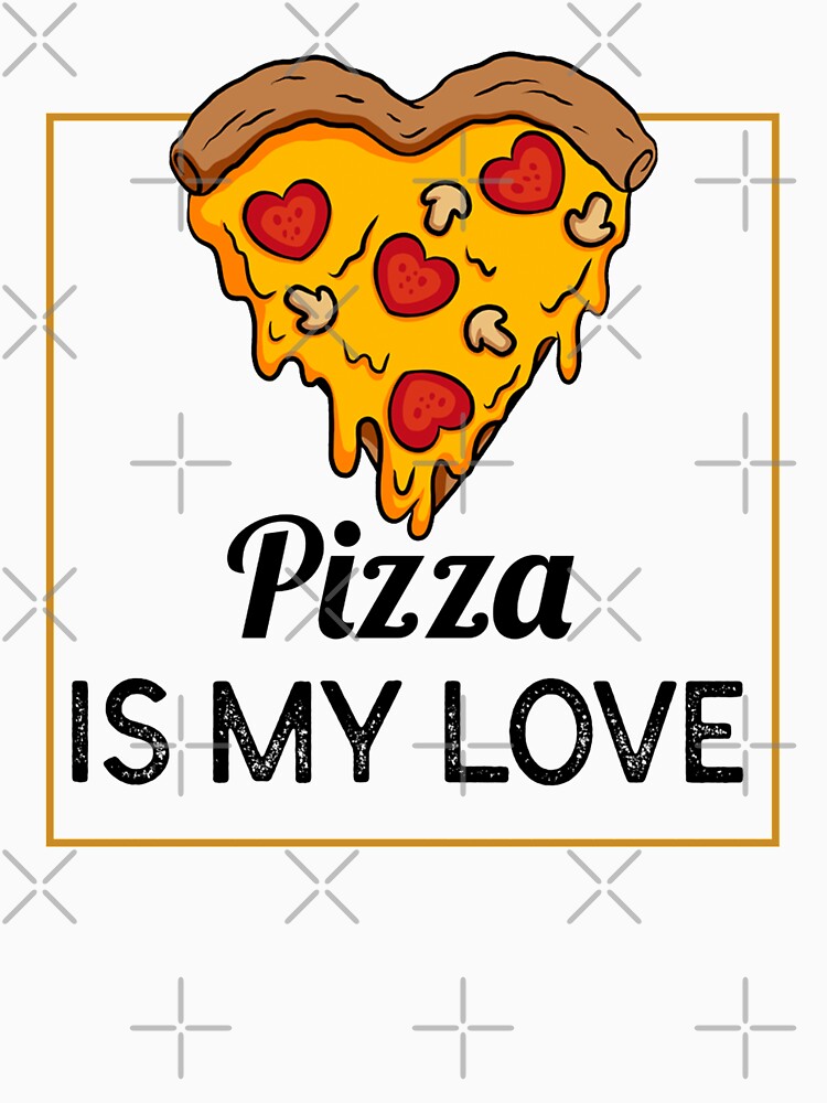 Pizza Is My Love by RheaRealm Unisex , , , Long Sleeve Tee