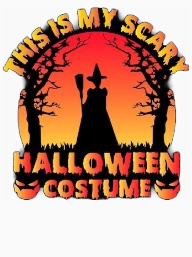 Halloween costume with 3D words premium by Domrachid Unisex , , , Long Sleeve Tee