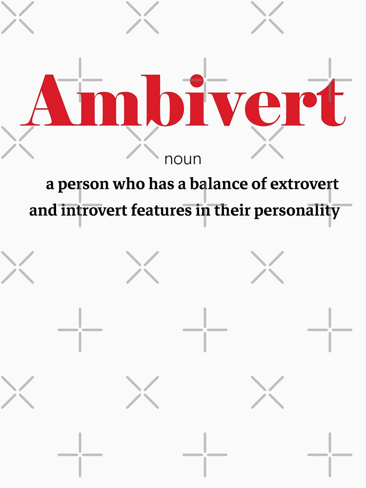 Ambivert meaning by n0madd Unisex , , , Long Sleeve Tee