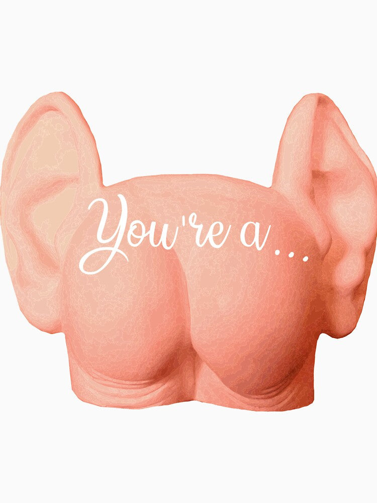 Ass with ears by Flavourista Unisex , , , Long Sleeve Tee