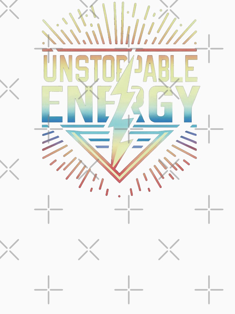 Unstoppable Energy - Neon Charge by IConnect Unisex , , , Long Sleeve Tee