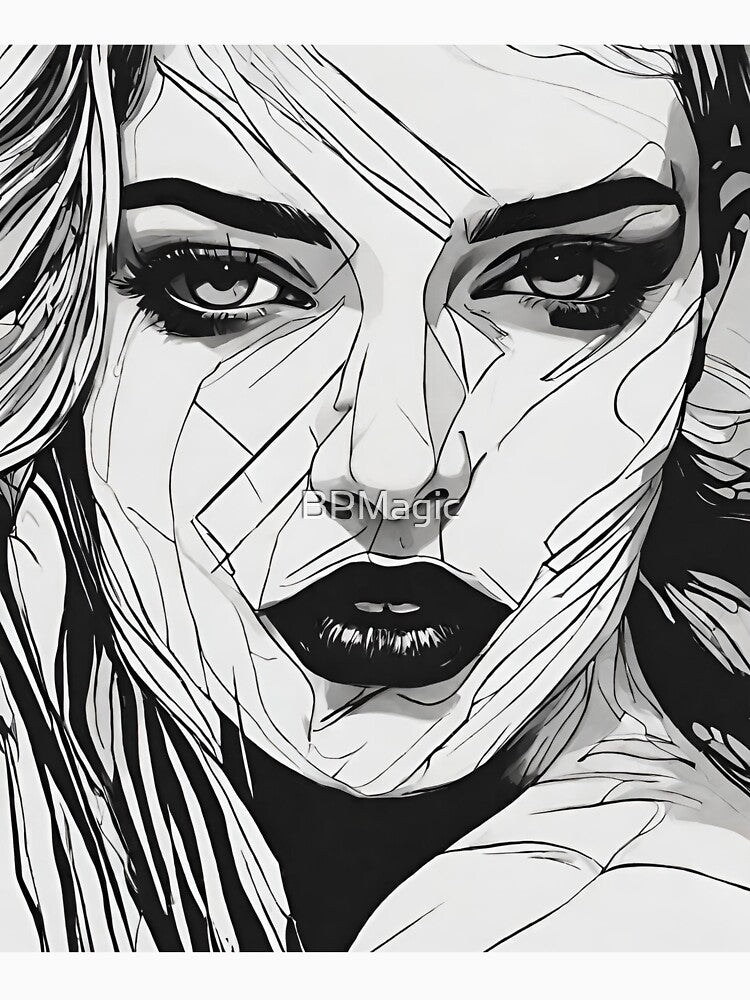 Stylish Simplicity: Black and White Portraiture by BPMagic