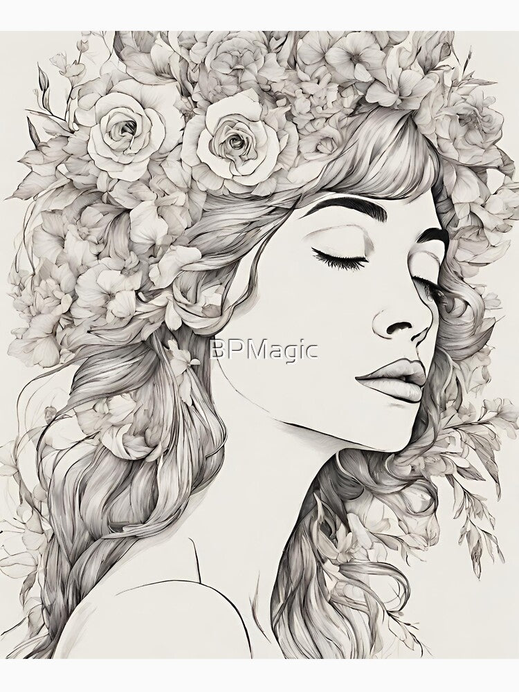 Shelby, Lineart Wallart by BPMagic