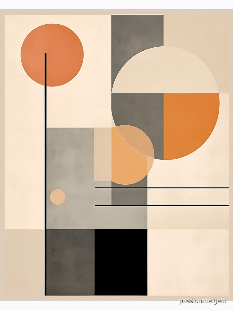 Mid-Century Modern Lines and Shapes #1 by passionatelyem