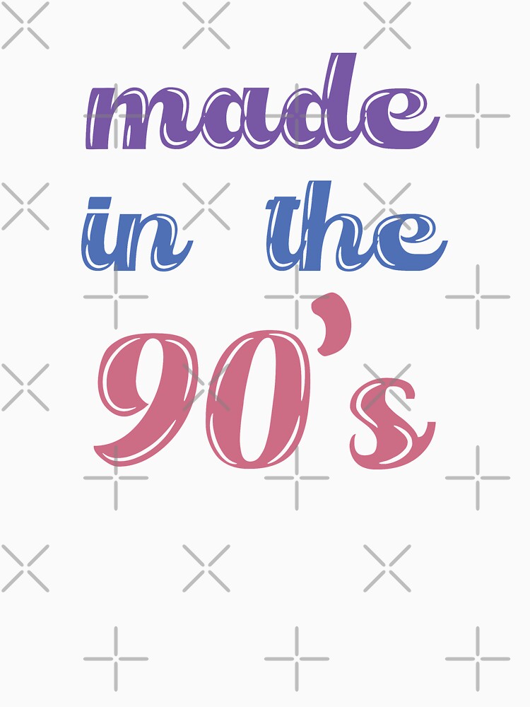 Made in the 90's by CM-PD Unisex , , , Long Sleeve Tee