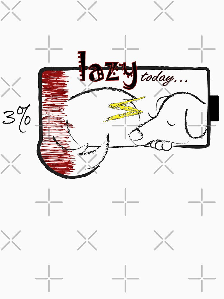 lazy dog by Dreamy@ Unisex , , , Long Sleeve Tee