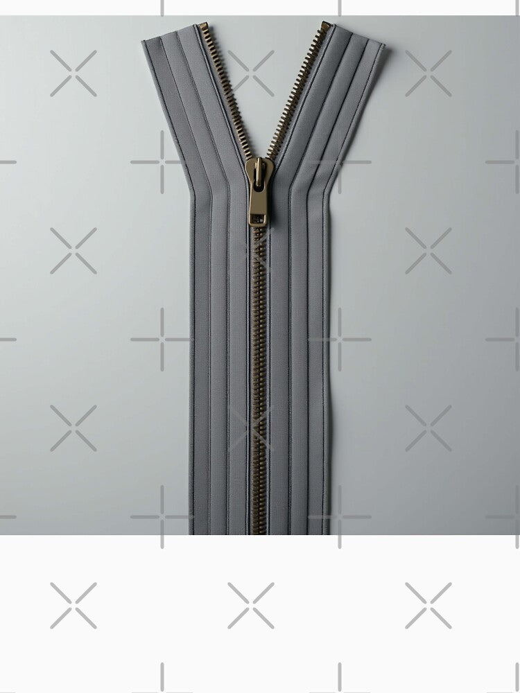 Zipper 9 by HebaRK Studio Unisex , , , Long Sleeve Tee