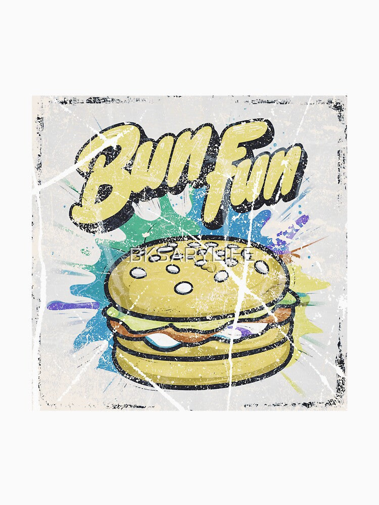 classic burger day art with text by BKSARYLIFE Unisex , , , Long Sleeve Tee