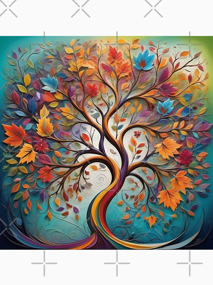 Beautiful Tree by HebaRK Studio Unisex , , , Long Sleeve Tee