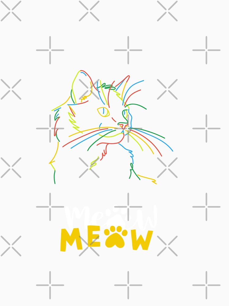 Meow Shirt pour Cat Lover, just little MeowgMeow is My superpower, Cadeau pour amoureux de chat, Mignon Meow Cat Lover Tee, Chemise de chat by KatiKata