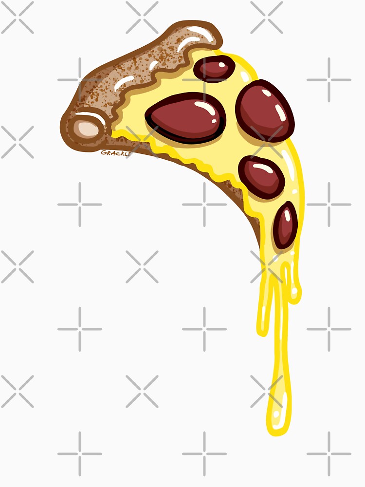 Grab A Slice! by JanGrackle Unisex , , , Long Sleeve Tee