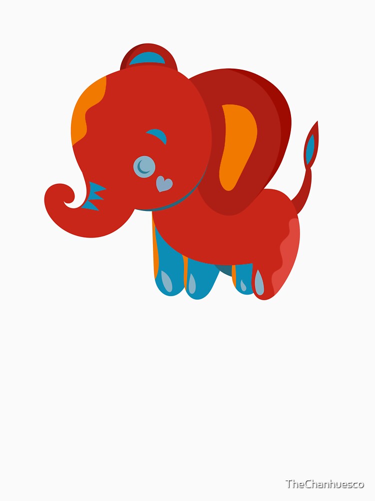 bright elephant calf by TheChanhuesco Unisex , , , Long Sleeve Tee