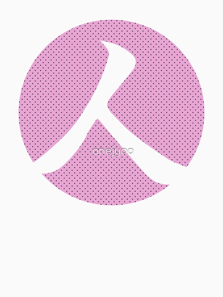 Dots Soft Pink by onejyoo Unisex , , , Long Sleeve Tee