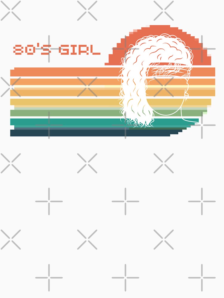 80's Girl 2 by AlpacaSmokes Unisex , , , Long Sleeve Tee