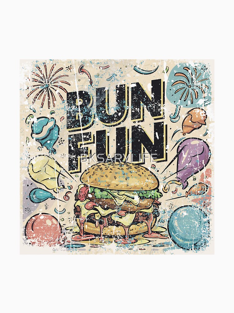 dirty burger day art with classic vibe by BKSARYLIFE Unisex , , , Long Sleeve Tee