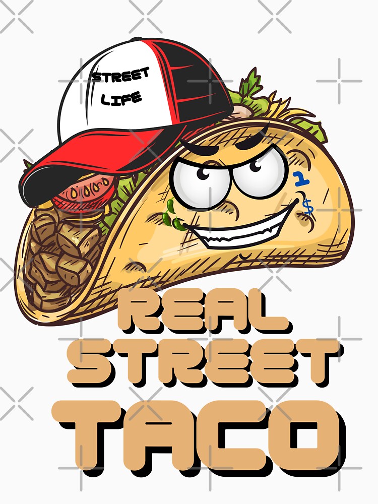 Funny Street Taco by GarnersDesigns Unisex , , , Long Sleeve Tee