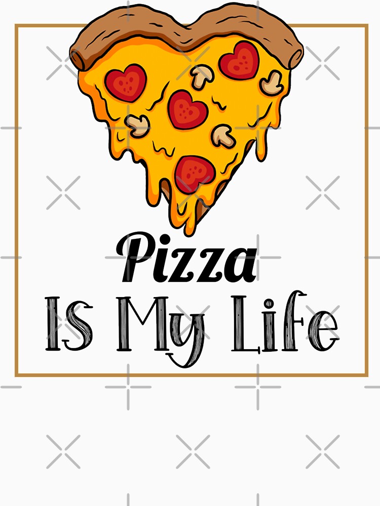 Pizza Is My Life by RheaRealm Unisex , , , Long Sleeve Tee