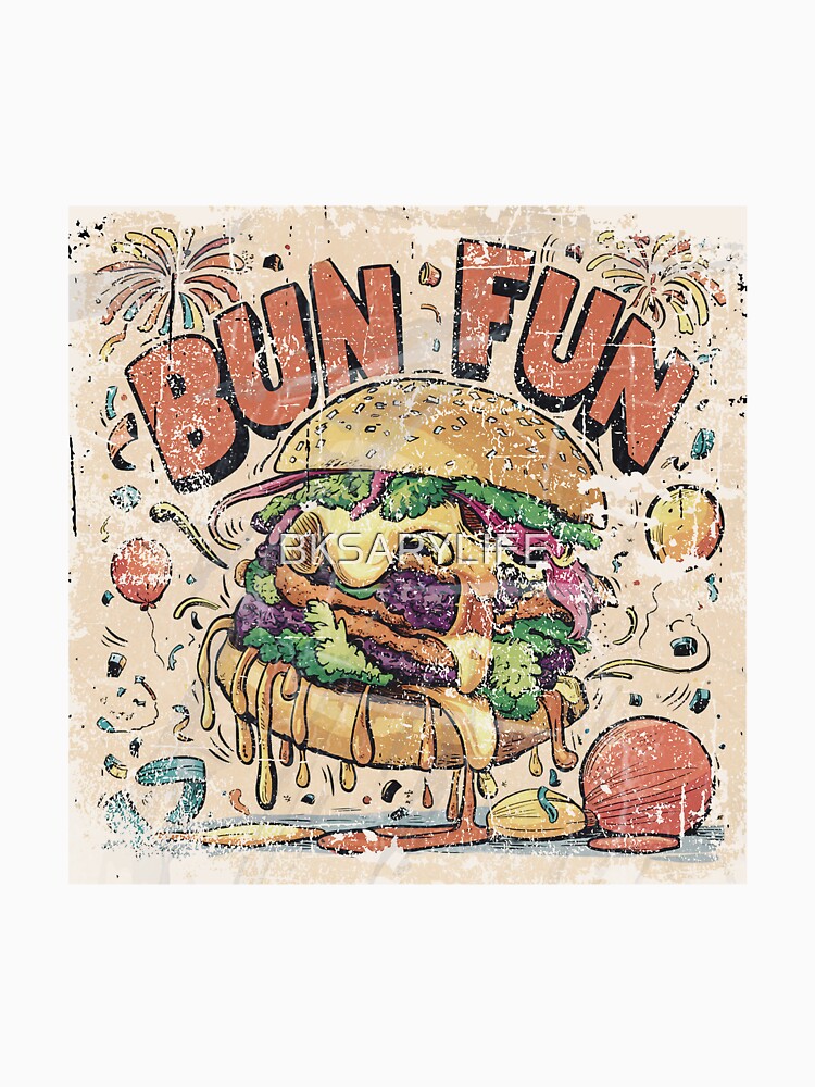 classic style special burger day art with old vibe by BKSARYLIFE Unisex , , , Long Sleeve Tee