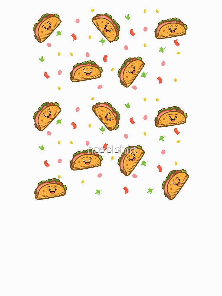 Raining Cute Tacos For Life Taco Tuesday Birthday Gift by haselshirt Unisex , , , Long Sleeve Tee