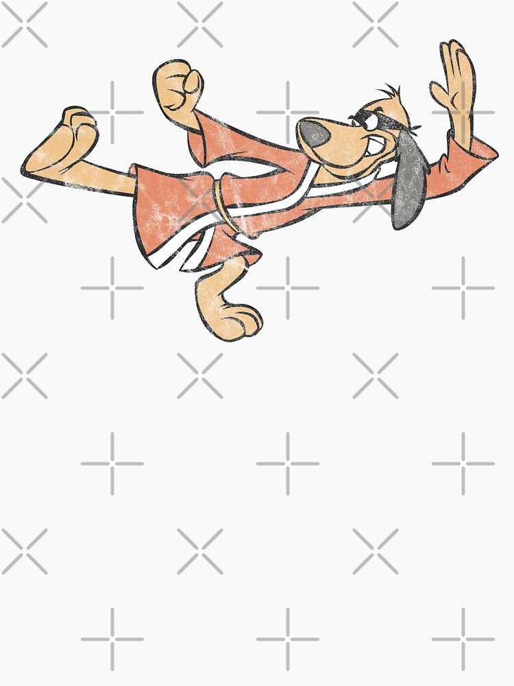 Distressed Hong Kong Phooey Authentic Vintage Style by Offset Vinyl Film Unisex , , , Long Sleeve Tee