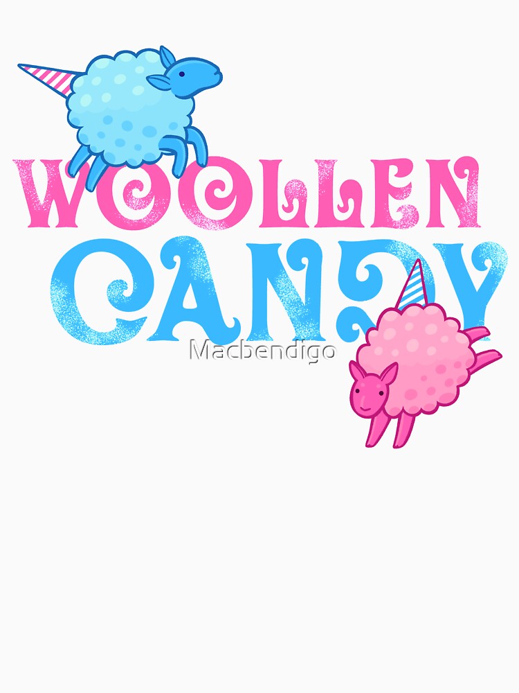 Cotton Candy Sheep by Macbendigo Unisex , , , Long Sleeve Tee