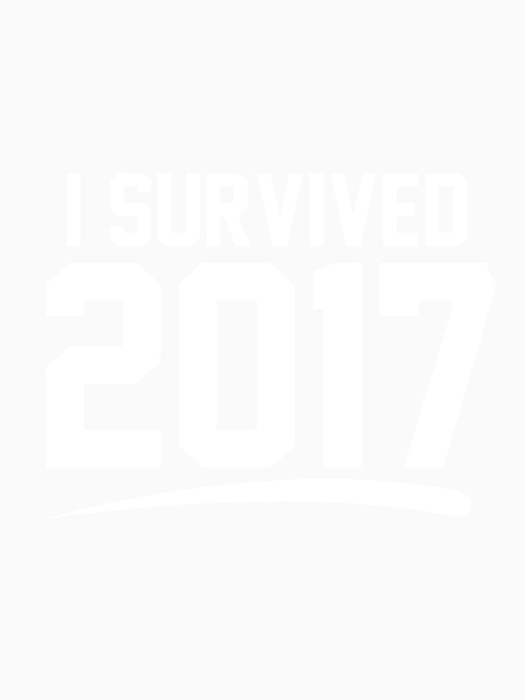 I Survived 2017 for Men and Women by AllStarMerch Unisex , , , Long Sleeve Tee