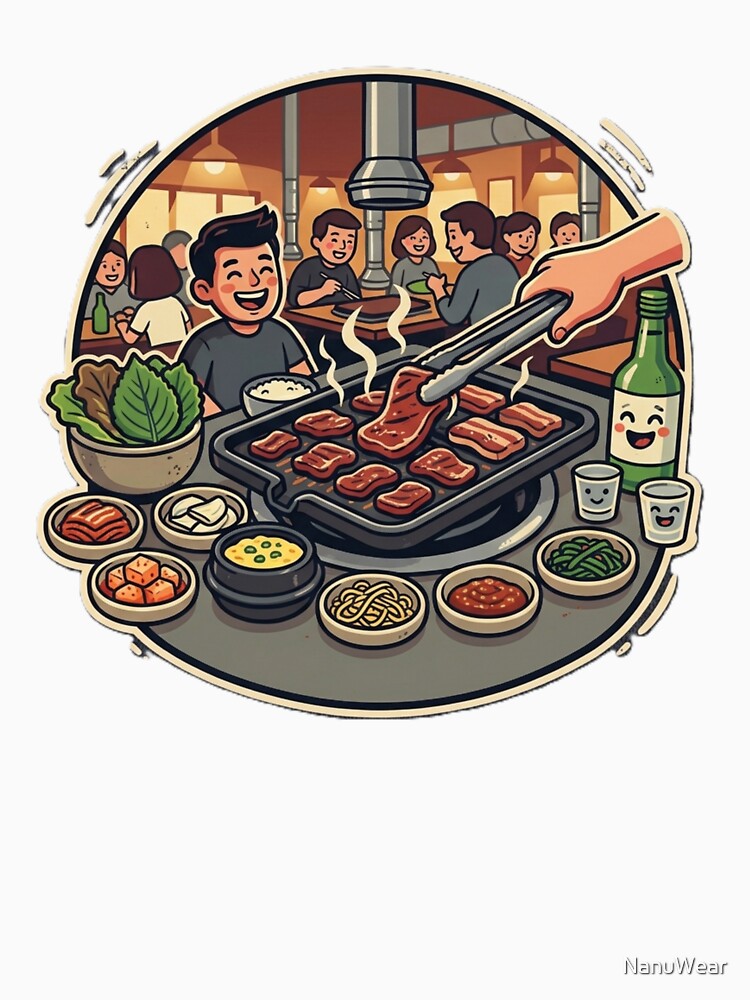 KBBQ by NanuWear Unisex , , , Long Sleeve Tee