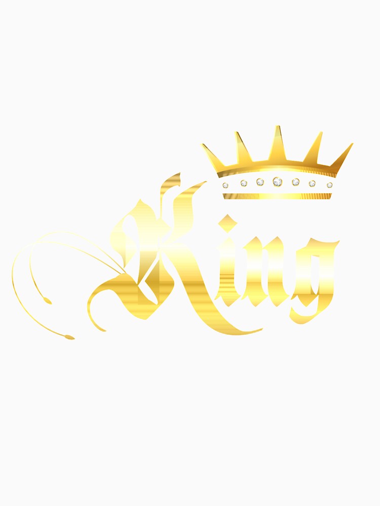 Gold King Crown for Men and Women by AllStarMerch Unisex , , , Long Sleeve Tee