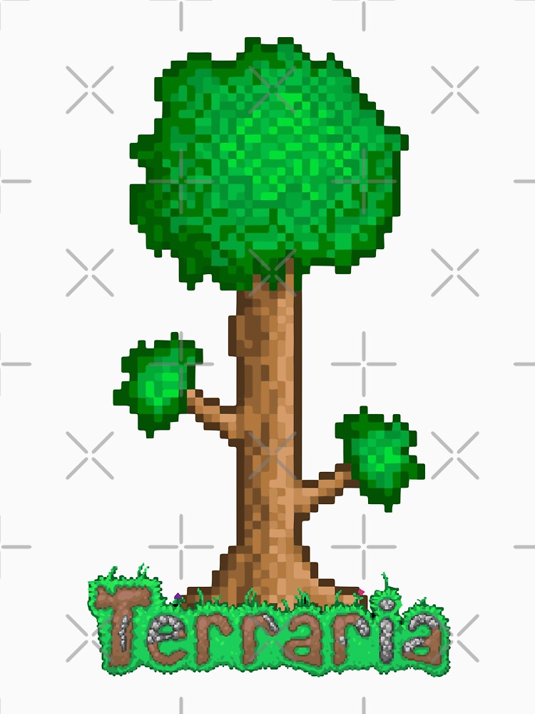 Terraria Game Pixel Art by CaseStation Unisex , , , Long Sleeve Tee