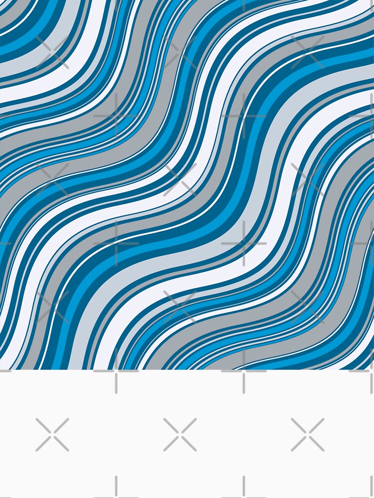 Blue Waves Diagonal by pinkarmy25